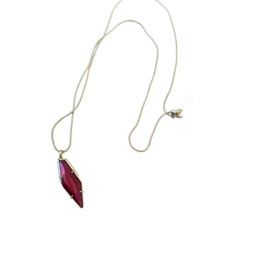 Kendra Scott Red Pendant Necklace
